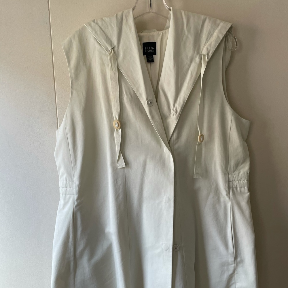 Eileen Fisher Hooded Vest
